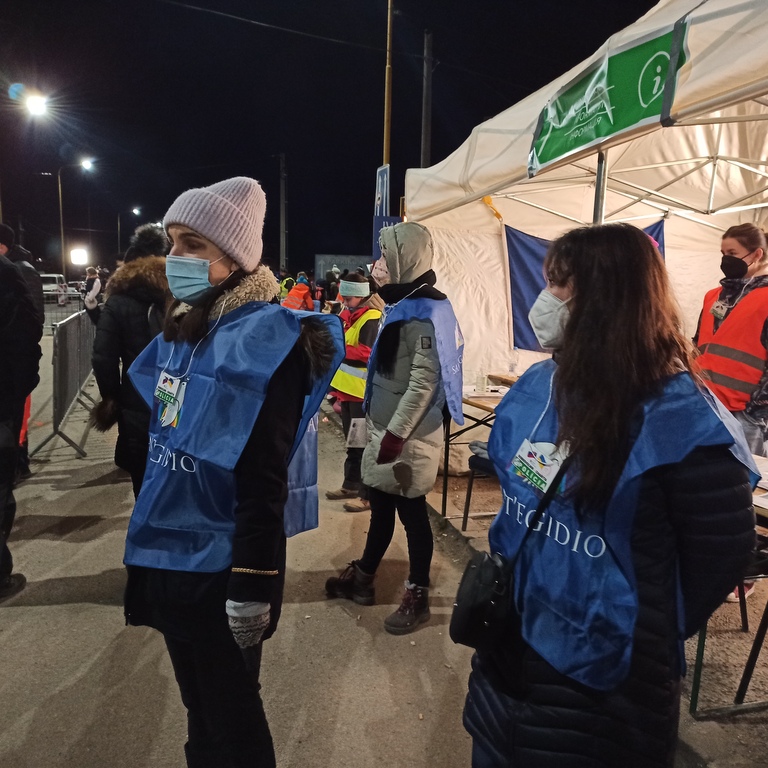 Sant'Egidio welcomes and guides refugees who are fleeing from war at the border between Ukraine and Slovakia.